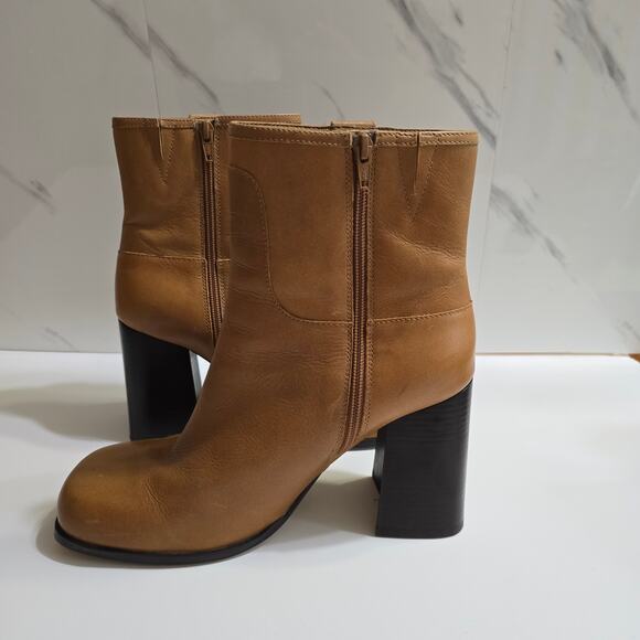 Free People Naomi Ankle Boots Camel Brown Size 11 - Picture 8 of 12